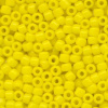 Opaque - Yellow Japanese 11/0 Seed Beads (6in tube)